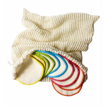 Afbeelding in Gallery-weergave laden, 10 Wasbare Wattenschijfjes met Waszakje